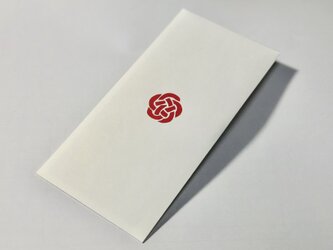 【切り絵の封筒】梅結び ２枚入りの画像