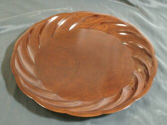 第10回伝統工芸木竹展受賞作　欅拭漆盛器(けやきふきうるしのもりき)　　IM217の画像