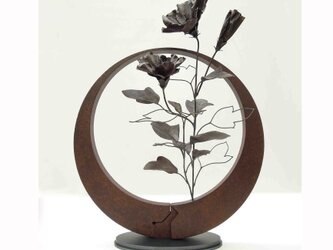 【鉄の植物　カセキの時間シリーズ】OKP-092　天の雫A　ハイビスカスの画像