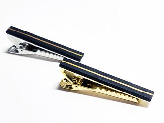 金のひかり マットver. 漆 ネクタイピン【漆・金箔・螺鈿】の画像