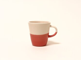 Mug cup S / Pink × redの画像