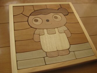 木製パズル（オーバーオール）の画像