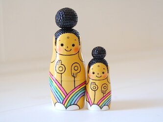 仏像＊マトリョーシカ＊虹色の祈り［18］の画像