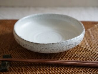 月下白 皿鉢　No.421の画像