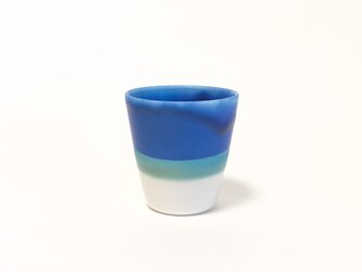 Meoto cup S / Blue×transparentの画像