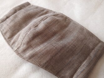 大人用Sサイズ　８重ガーゼのノンワイヤー立体マスク　コットン　ダブルガーゼの画像