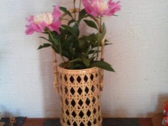 ★SALE★花籠（菱形模様）の画像