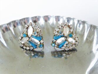 ヴィンテージビジューイヤリング ハート vintage earrings bijou <ER5-0420>の画像