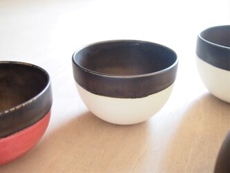bowl(S) / colors:white+bronzeの画像