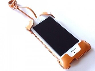 iPhone 5s cawa wallet jacket＋／飴色の画像