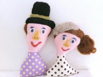 ペアドール（オーダーメイド作品）の画像