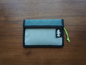 flap pouch  x-pac frost teal×light greyの画像