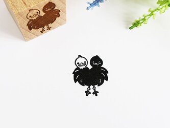 ■疫病退散　ヨゲンノトリのはんこ マスクにも押せる 送料無料の画像