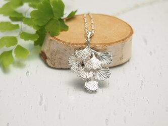 アジアンタムのペンダント【silver】N282の画像