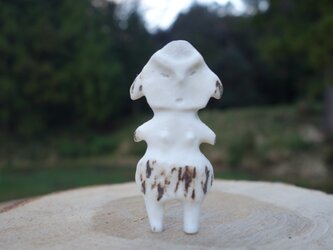 【角偶】X／鹿角から削り出した人形（ひとがた）／お守りの画像