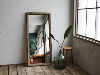 [造船古材] ミラー：Vintage Frame Mirror【受注生産】の画像