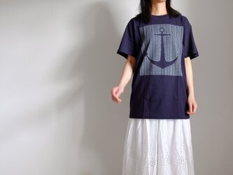 再販・⚓︎⚓︎⚓︎ 5.6oz　Tシャツ　navyの画像