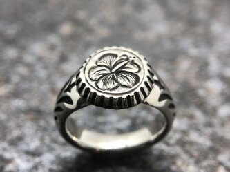 Hawaiian Signet Ring " ハイビスカスのハワイアン・シグネットリング”の画像
