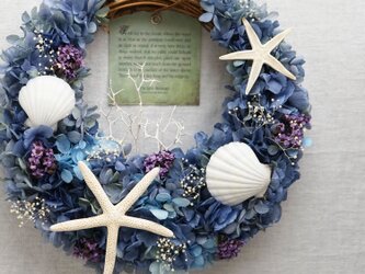Crescent Wreath ～Little Mermaid～　23cm（プリザ）の画像