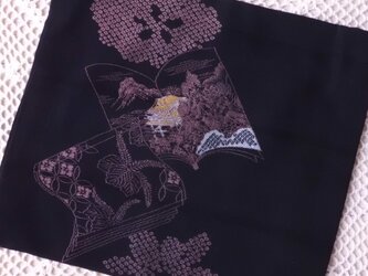 古布の袋・黒檀の画像