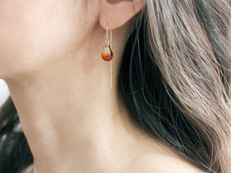 アロマピアス しずく カラー チェーンタイプ K18YG [18金イエローゴールド]の画像