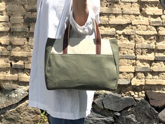 Michi  bag ＊トート＊M〈オリーブ〉の画像