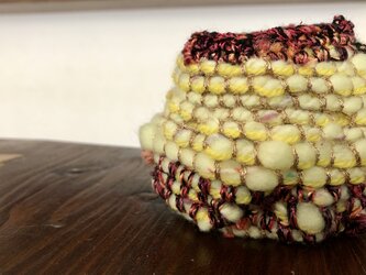モロッコ編み　小物入れ Bの画像
