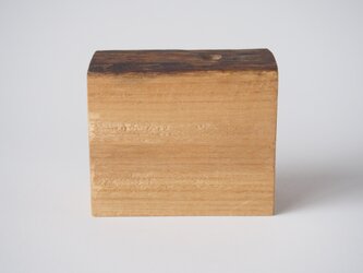 カステラ（木のオブジェ・一輪挿し）の画像