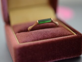725 21.0号受注制作　 k18金 ピンクゴールド リング 本物 翡翠 指輪 結婚記念日 母の日の画像