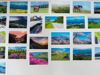 Lサイズの写真・九州の風景色々25枚セット(L003)の画像