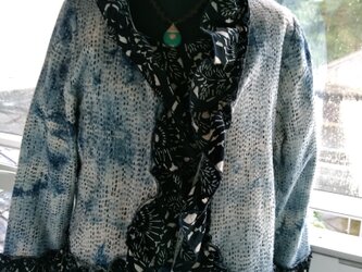 刺子・藍染ボレロの画像