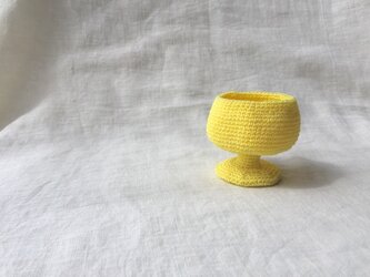 knit glass/　レモンイエローの画像