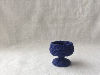 knit glass /ブルーの画像