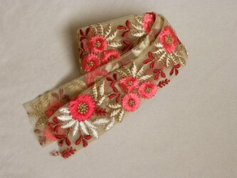 インド製刺繍リボン　7587の画像