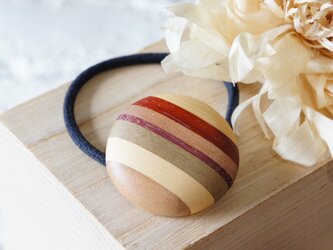 木のいろ、寄せ木の髪かざり　"petits fours" 1５の画像