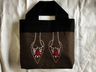 ミュール刺繍のバッグ(オリエンタル)の画像