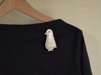 ブローチ(銀彩) ペンギン-1の画像
