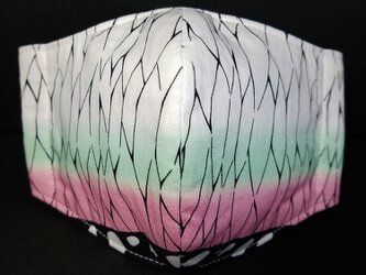 KSK-000 フェイス 立体 布 インナー マスク ハンドメイド 伝統 和柄 和風 かわいい 蝶文様の画像