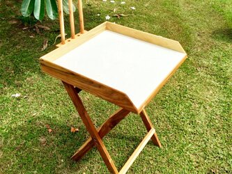 ユニークなポータブルピザ準備テーブルの画像