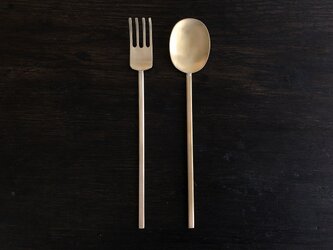 【受注生産】真鍮のスッカラL・ポクL セットの画像