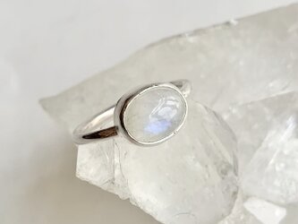 レインボームーンストーン・リング(12号)