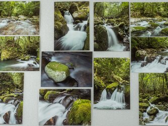 Lサイズの写真・渓流がメインの風景11枚セット(L024N)の画像