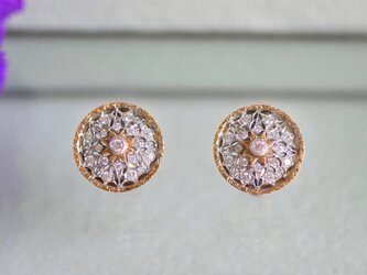 K18 diamond pierceの画像