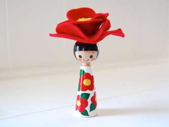 ＊あなたの為に咲く花＊指人形・hand puppet［６９］の画像