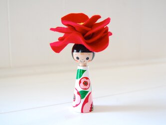 ＊あなたの為に咲く花＊指人形・hand puppet［７１］の画像