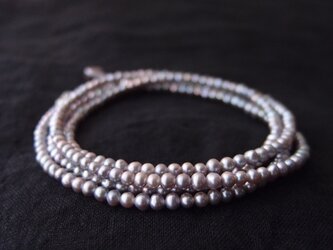 送料無料【silver・受注制作】パールネックレス … gray（L）baby pearlの画像
