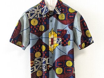 Organic geometric shirt ssの画像