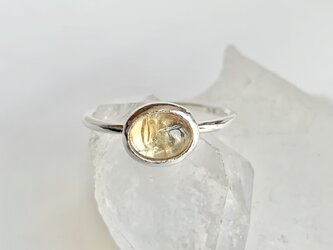 シャンパンカラー・シトリン・リング(12.5号)