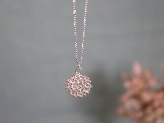 Silver necklace「Star grain」の画像
