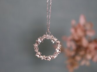 Silver necklace「Happiness day」の画像